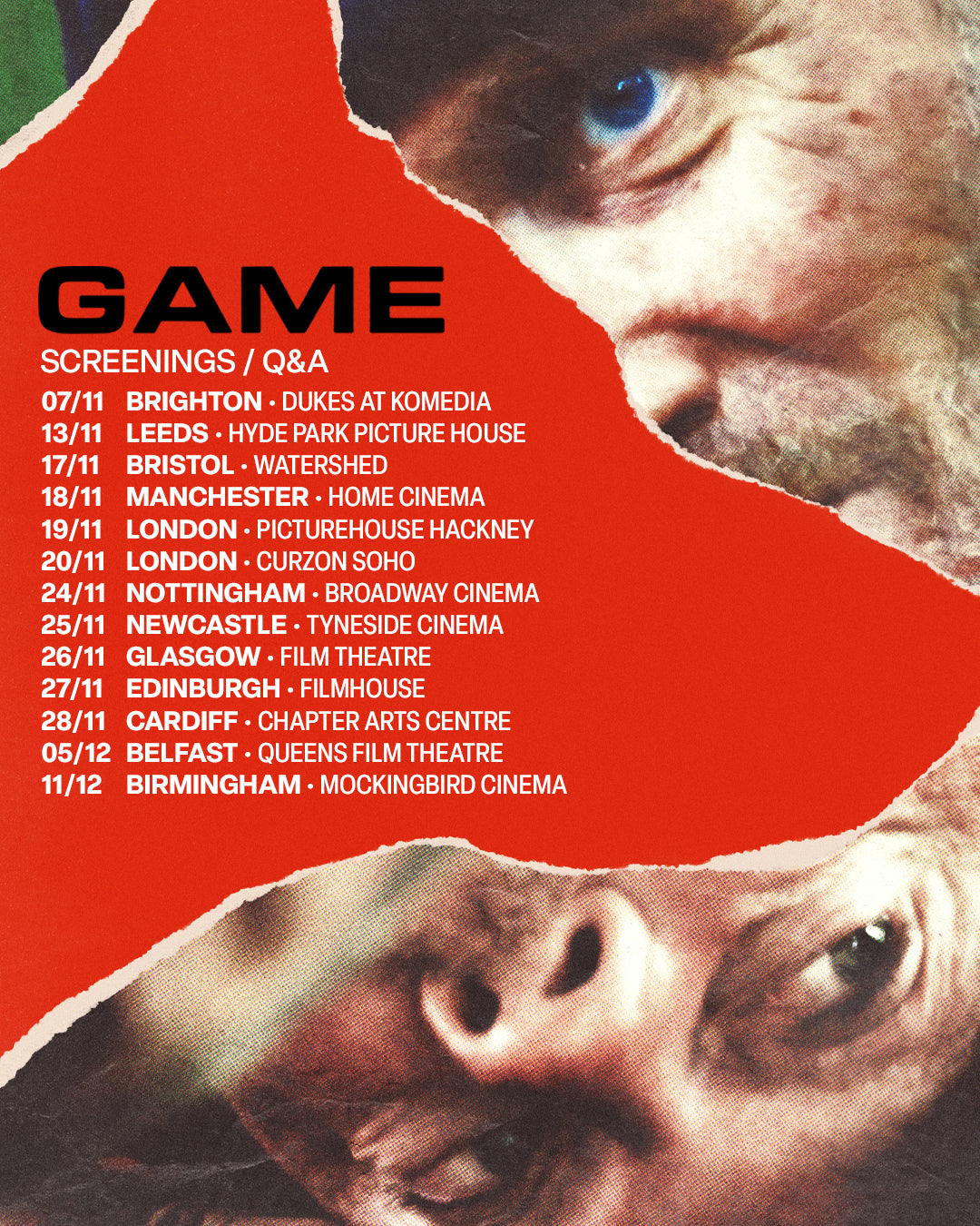 Invada's first feature film 'GAME' : Special Q&A Screenings Announced