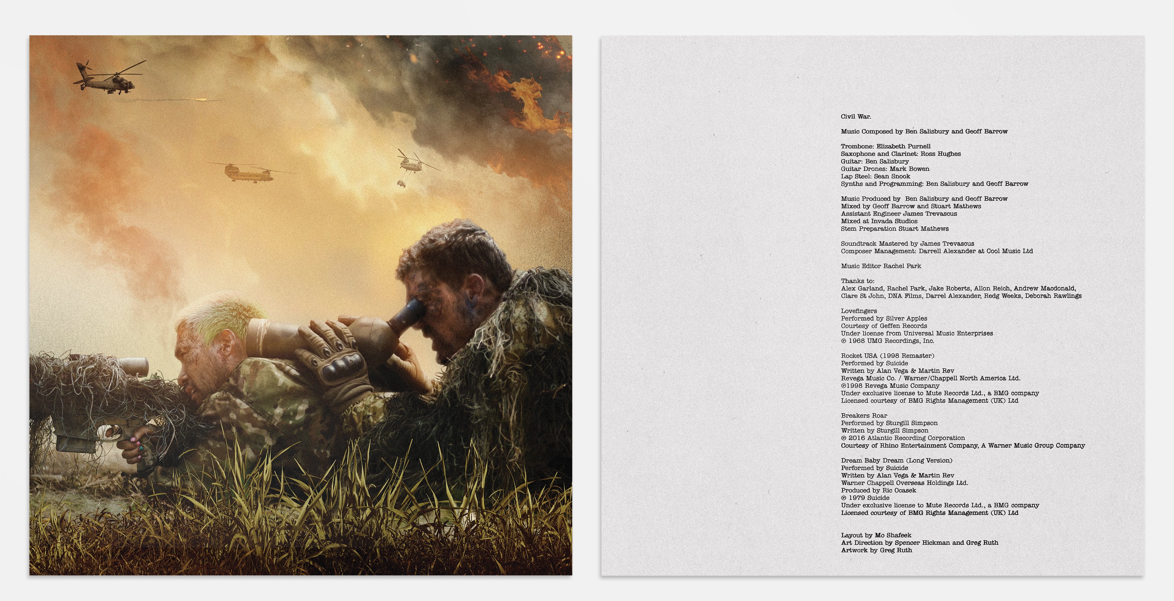 Civil War Original Soundtrack [180g Heavyweight Black Vinyl