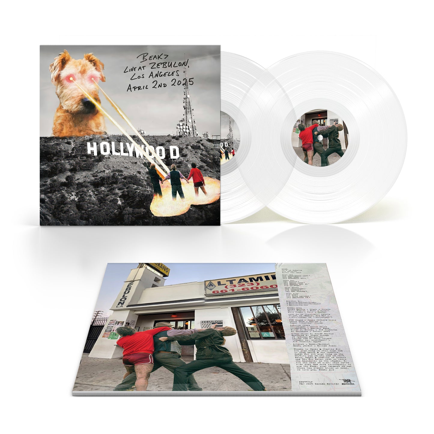 Beak> - Live at Zebulon, Los Angeles, April 2nd 2025 [2 x Clear Vinyl]