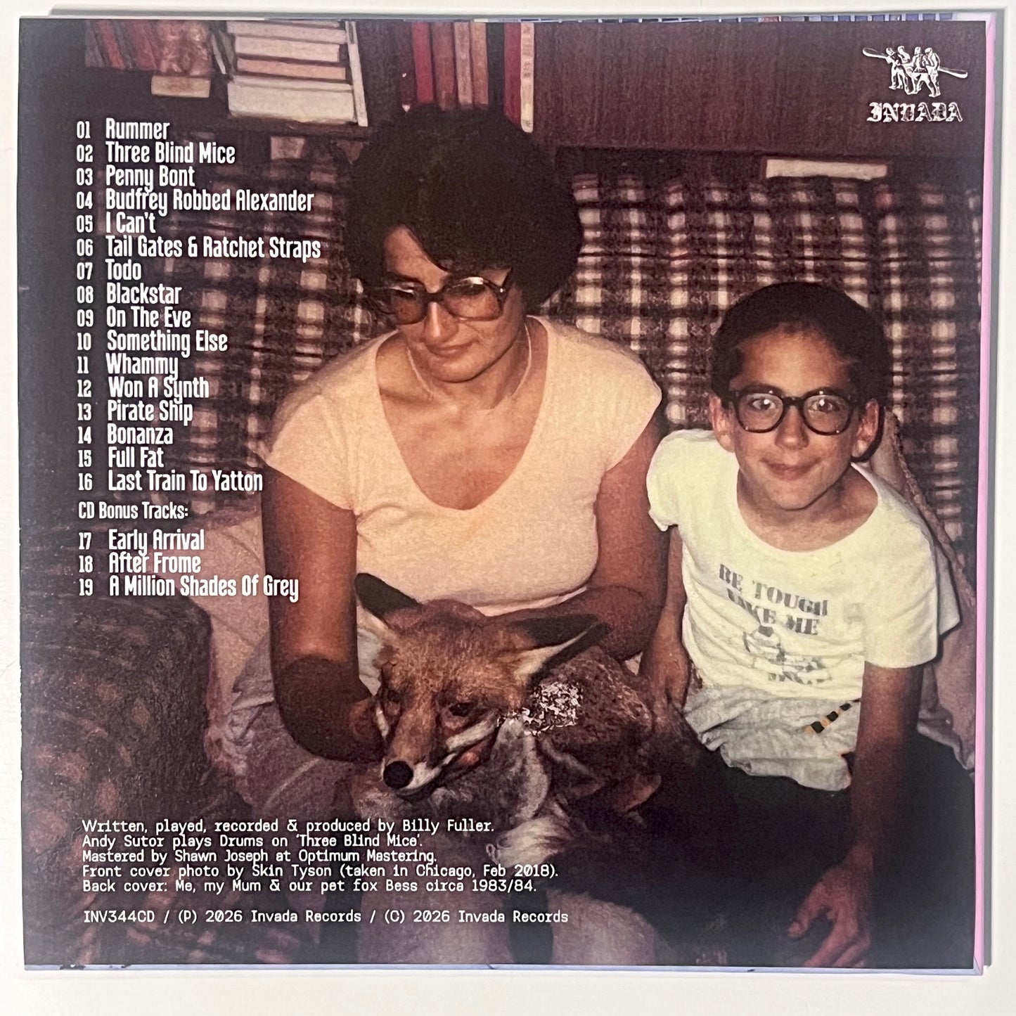 Billy Fuller - Fragments [Limited Edition Tour CD]