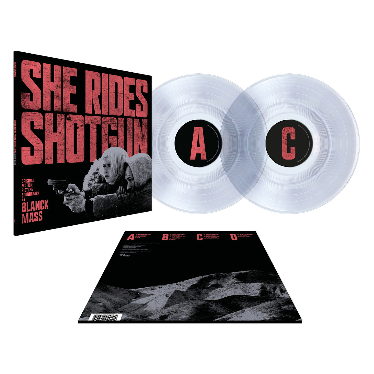 Blanck Mass - She Rides Shotgun [Limited Edition Clear 2 x Vinyl]