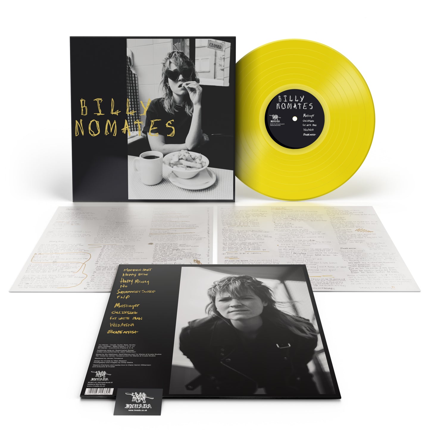 Billy Nomates - Billy Nomates [Yellow Vinyl - DAMAGED SLEEVES]