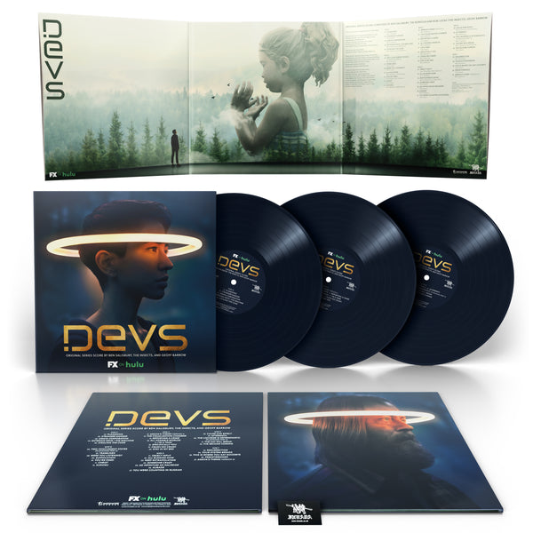Devs (Original Series Soundtrack) - Ben Salisbury, The Insects & Geoff Barrow [3 x Ltd Edition Blue Black Vinyl]