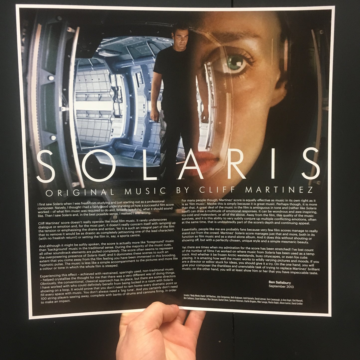 Cliff Martinez - Solaris OST [Vinyl]