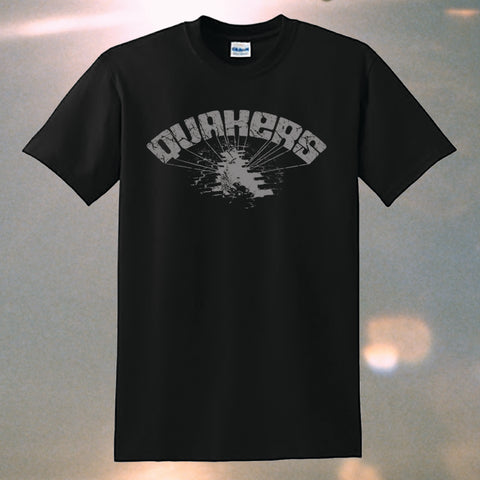 Quakers T-Shirt [Black w/ Grey Print]