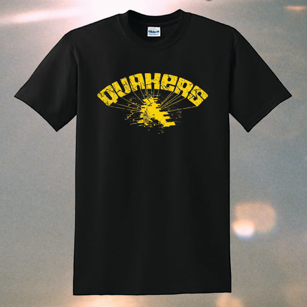 Quakers T-Shirt [Black w/ Yellow Print]